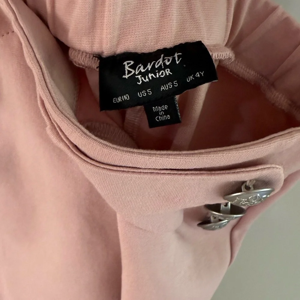 Bardot Junior Light Pink Pants - Little Girl’s Size 5